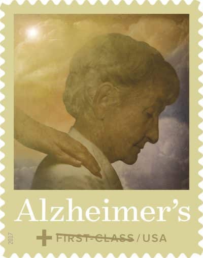 Alzheimer's postage stamp